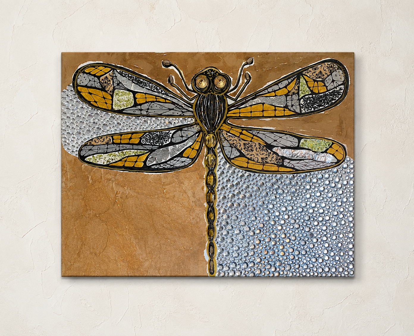 Dragonfly — mixed media by Mallory J.