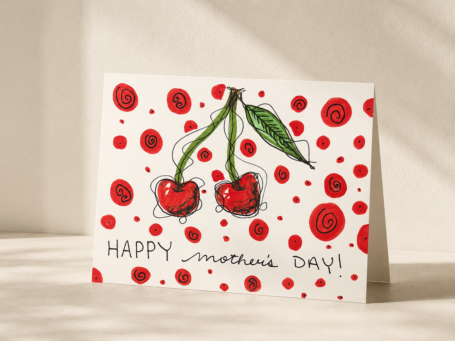 Mother's Day Cherries by Livvy Doodles